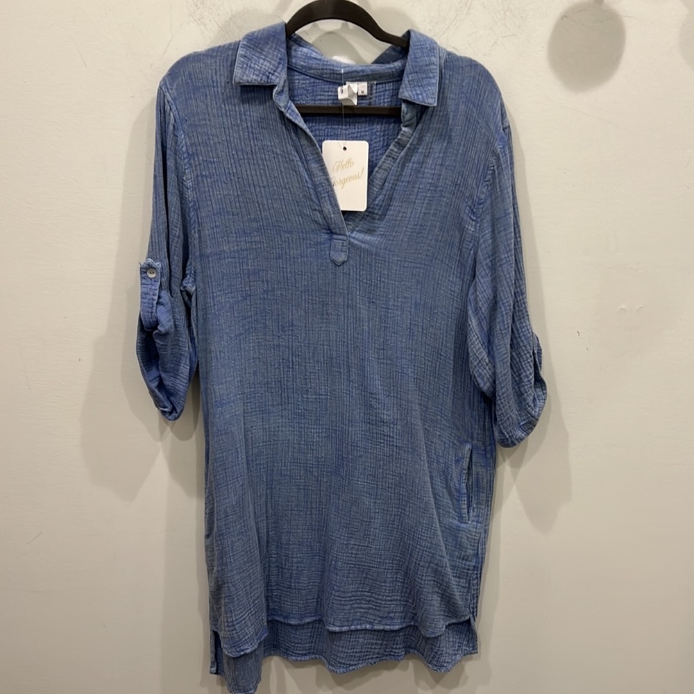 NWT ELAN cotton gauze dress - Picture 2 of 5